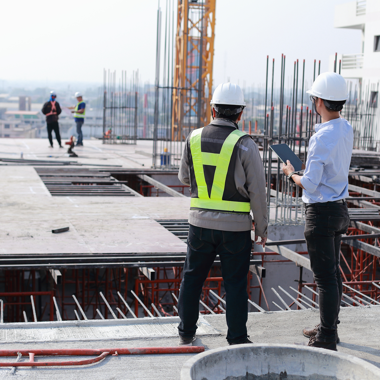 Supervisión de estructura en obra nueva en construcción en Barcelona